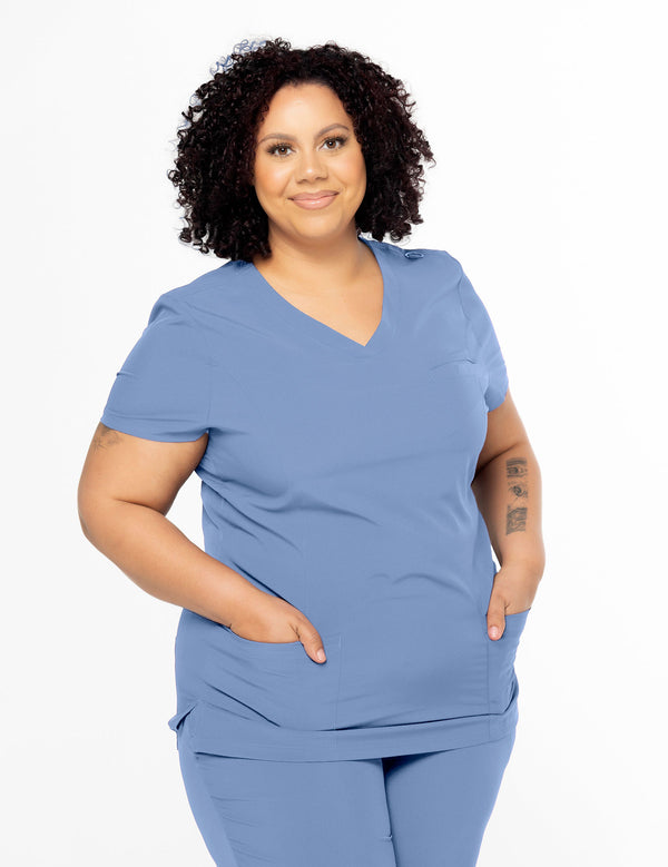 CSCRUBS COMFORT COLLECTION V-NECK TOP | COMFORT WT3